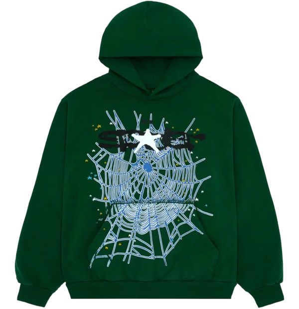 Sp5der Web Hoodie Hunter Green