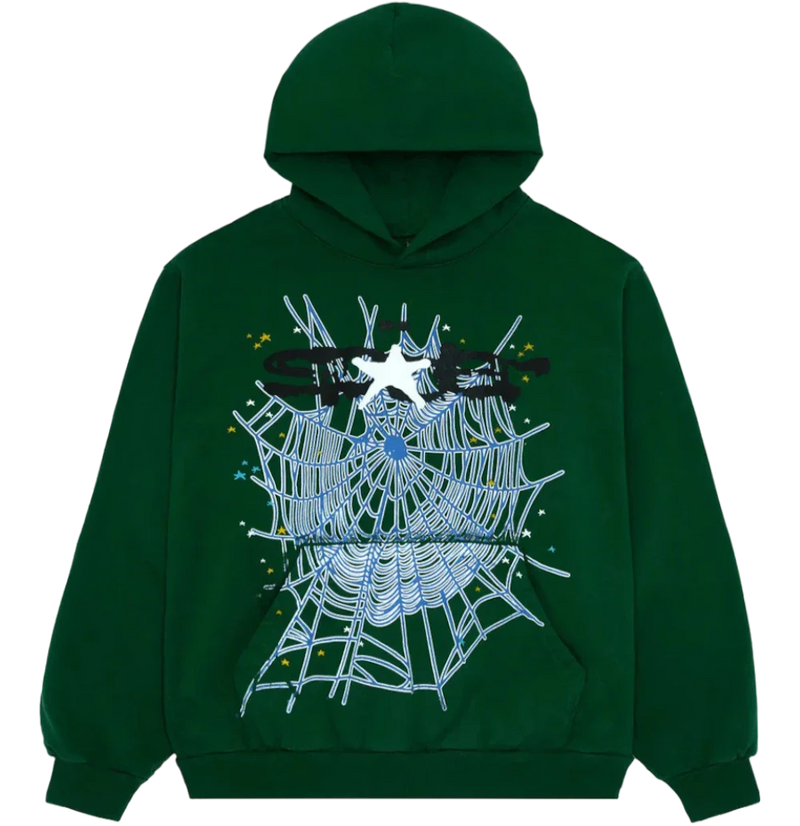 Sp5der Web Hoodie Hunter Green
