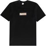Supreme Burberry Box Logo Tee Black