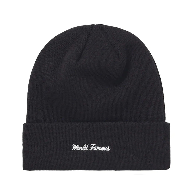FW21 New Era Box Logo Beanie - Black