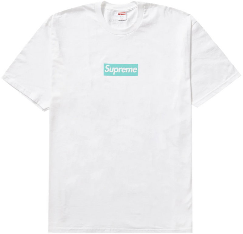 Supreme Tiffany & Co. Box Logo Tee White