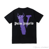 Vlone x Palm Angels Black T-shirt