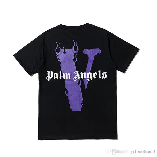 Vlone x Palm Angels Black T-shirt