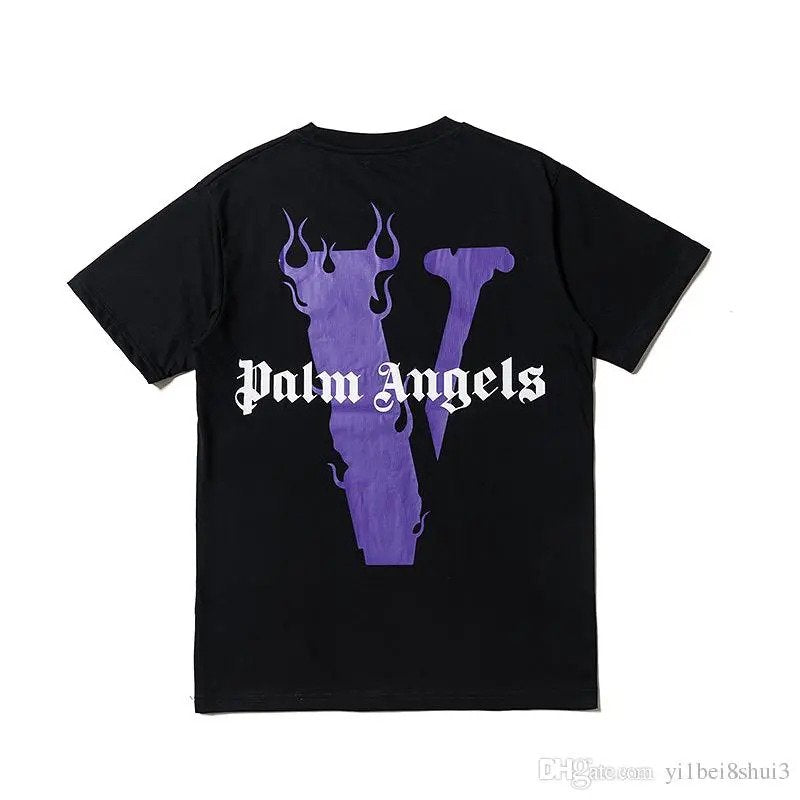Vlone x Palm Angels Black T-shirt