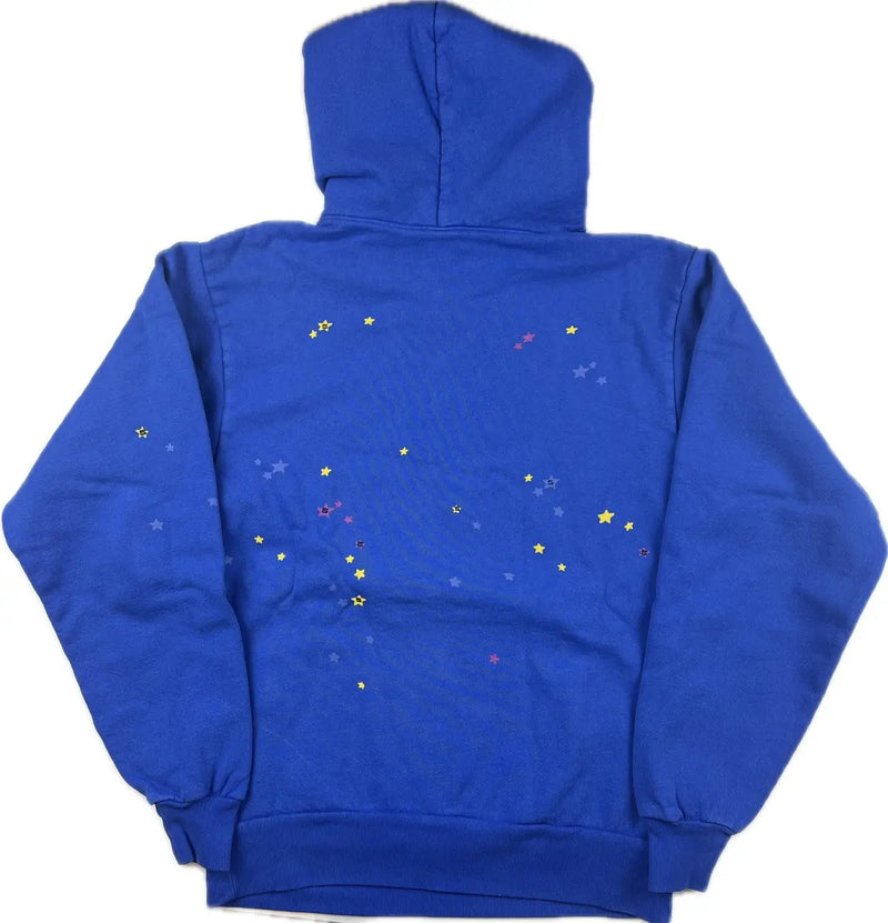 Sp5der TC Hoodie Blue