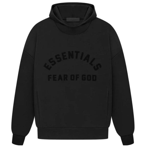 Essentials Hoodie Jet Black
