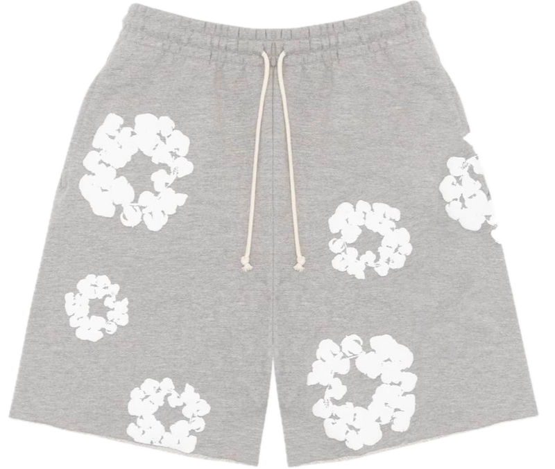 Denim Tears The Cotton Wreath Shorts Grey